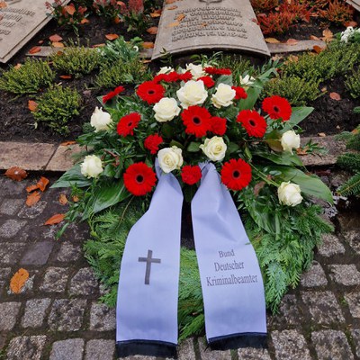100. Gedenkfeier für die im Dienst ums Leben gekommenen Polizeibeamten der Polizei Hamburg