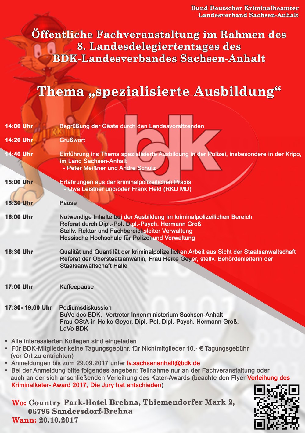 8. Landesdelegiertentag des BDK LV Sachsen-Anhalt