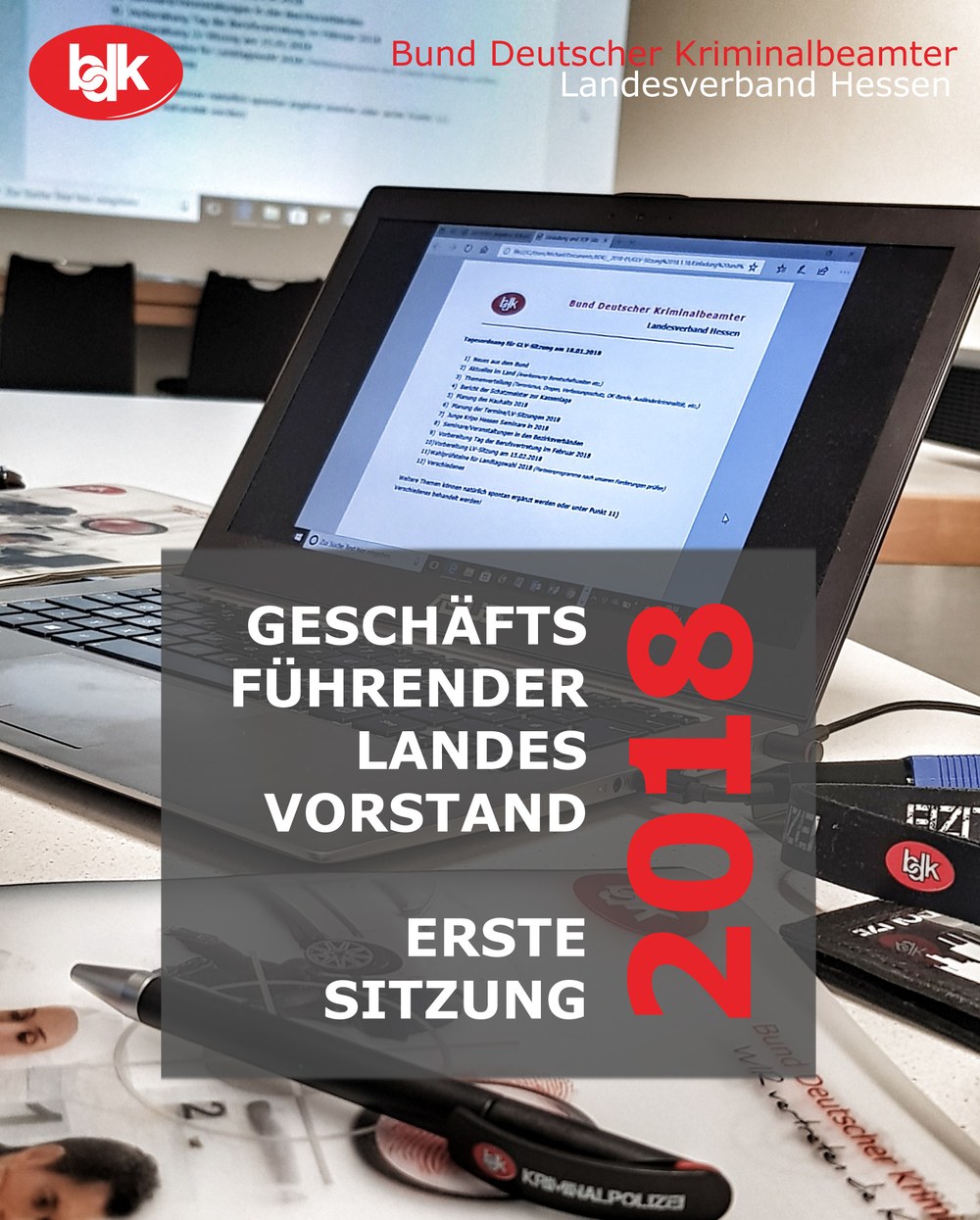 Geschäftsführender Landesvorstand Hessen: 1. Sitzung 2018