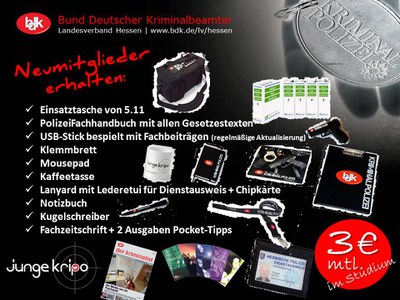 Angebot für alle Studenten des Jahrgangs 01/16 an der Hessischen Hochschule für Polizei und Verwaltung Angebot für alle Studenten des Jahrgangs 01/16 an der Hessischen Hochschule für Polizei und Verwaltung