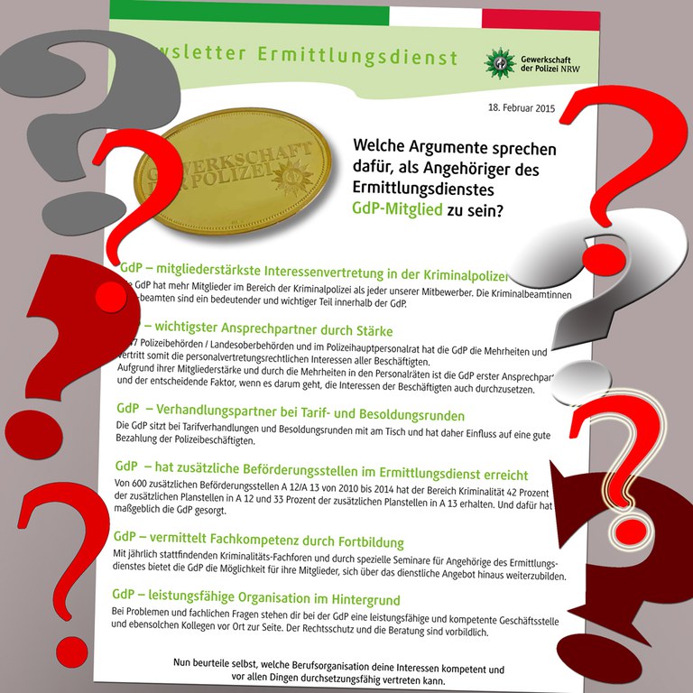 Argumente für eine BDK-Mitgliedschaft Argumente für eine BDK-Mitgliedschaft