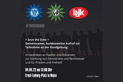 Aufruf zur Kundgebung am 04.04.2022 in Mainz