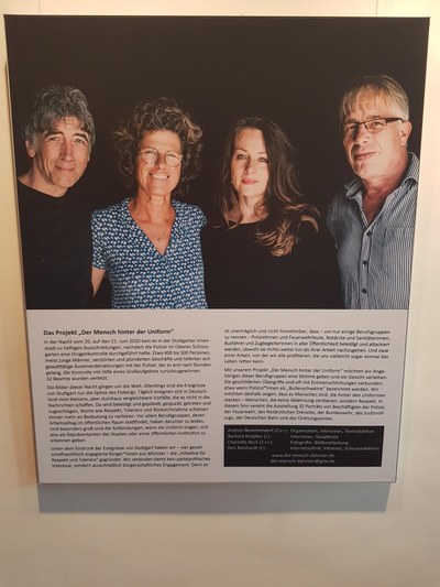 Ausstellungseröffnung „Der Mensch dahinter“