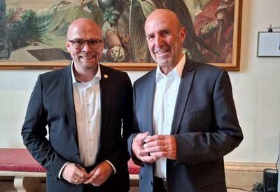 BDK Bayern beim Staatsminister Dr. Fabian Mehring
