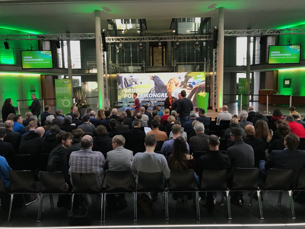 BDK beim 6. GRÜNEN Polizeikongress in Berlin
