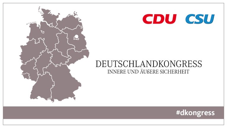 BDK beim CDU/CSU Deutschlandkongress 2016 - Innere und äußere Sicherheit BDK beim CDU/CSU Deutschlandkongress 2016 - Innere und äußere Sicherheit