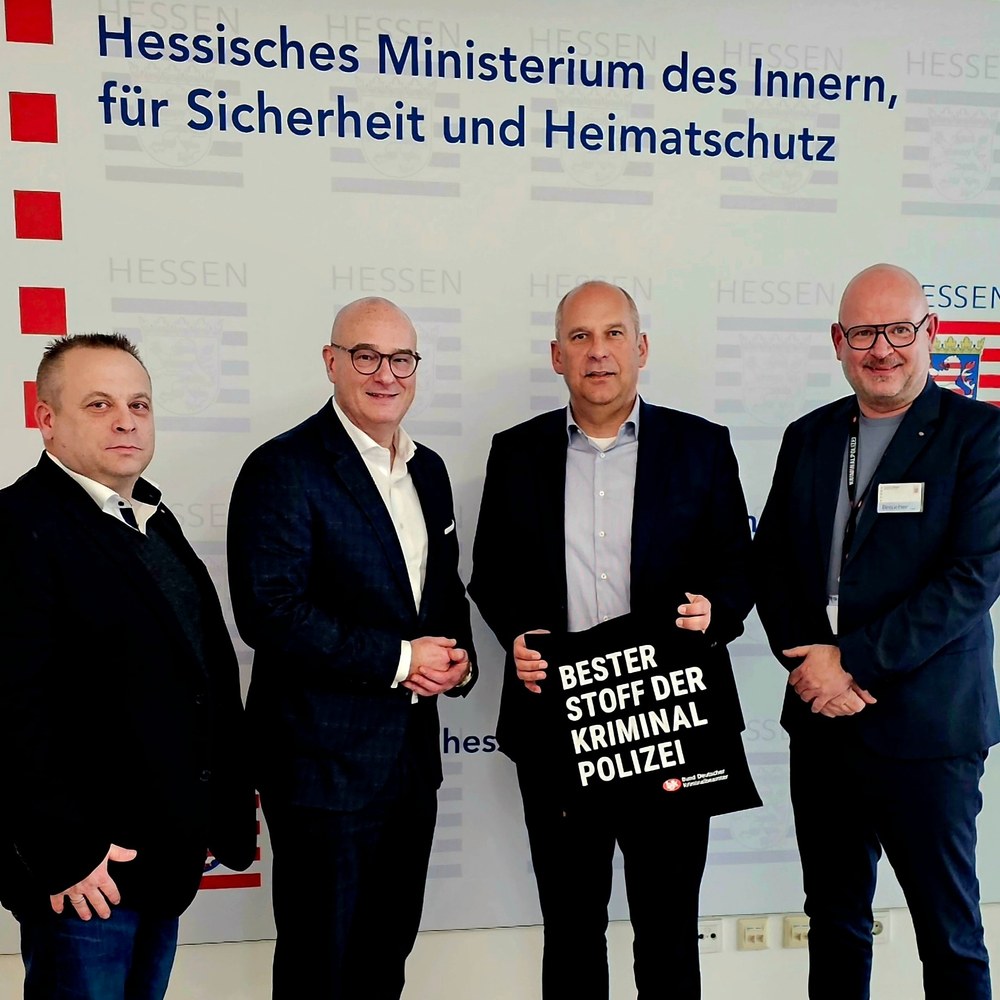 BDK Hessen im Gespräch mit dem neuen hessischen Innenminister