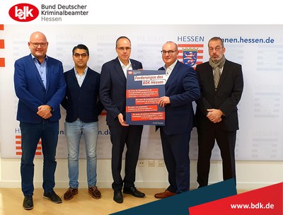 BDK Hessen im Gespräch mit Innenminister Peter Beuth BDK Hessen im Gespräch mit Innenminister Peter Beuth