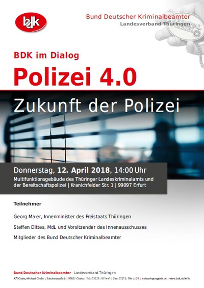 BDK im Dialog - “Polizei 4.0 – Zukunft der Polizei”