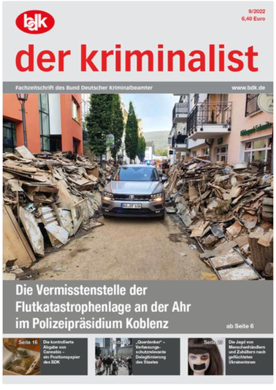 BDK Rheinland-Pfalz würdigt Einsatz der Kräfte der BAO Ahr BDK Rheinland-Pfalz würdigt Einsatz der Kräfte der BAO Ahr