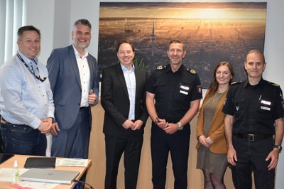 BDK trifft den Leiter der Hamburger Schutzpolizei und gratuliert!
