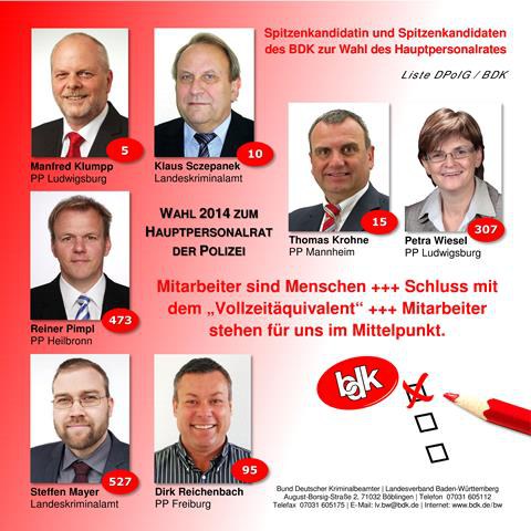 BDK tritt mit starkem Team und klaren Aufgabenschwerpunkten zur HPR-Wahl an BDK tritt mit starkem Team und klaren Aufgabenschwerpunkten zur HPR-Wahl an