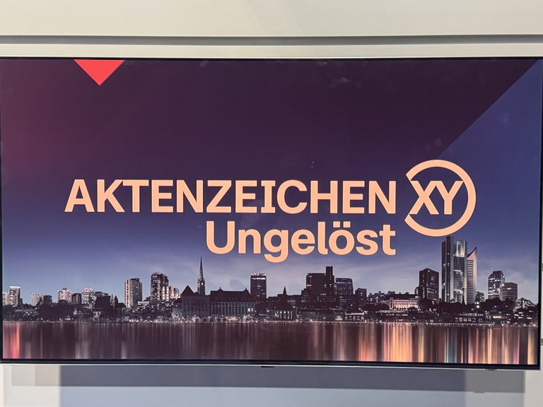 Besuch bei „Aktenzeichen XY… ungelöst“ Besuch bei „Aktenzeichen XY… ungelöst“