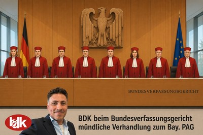 Bundesverfassungsgericht prüft Polizeiaufgabengesetz Bayern