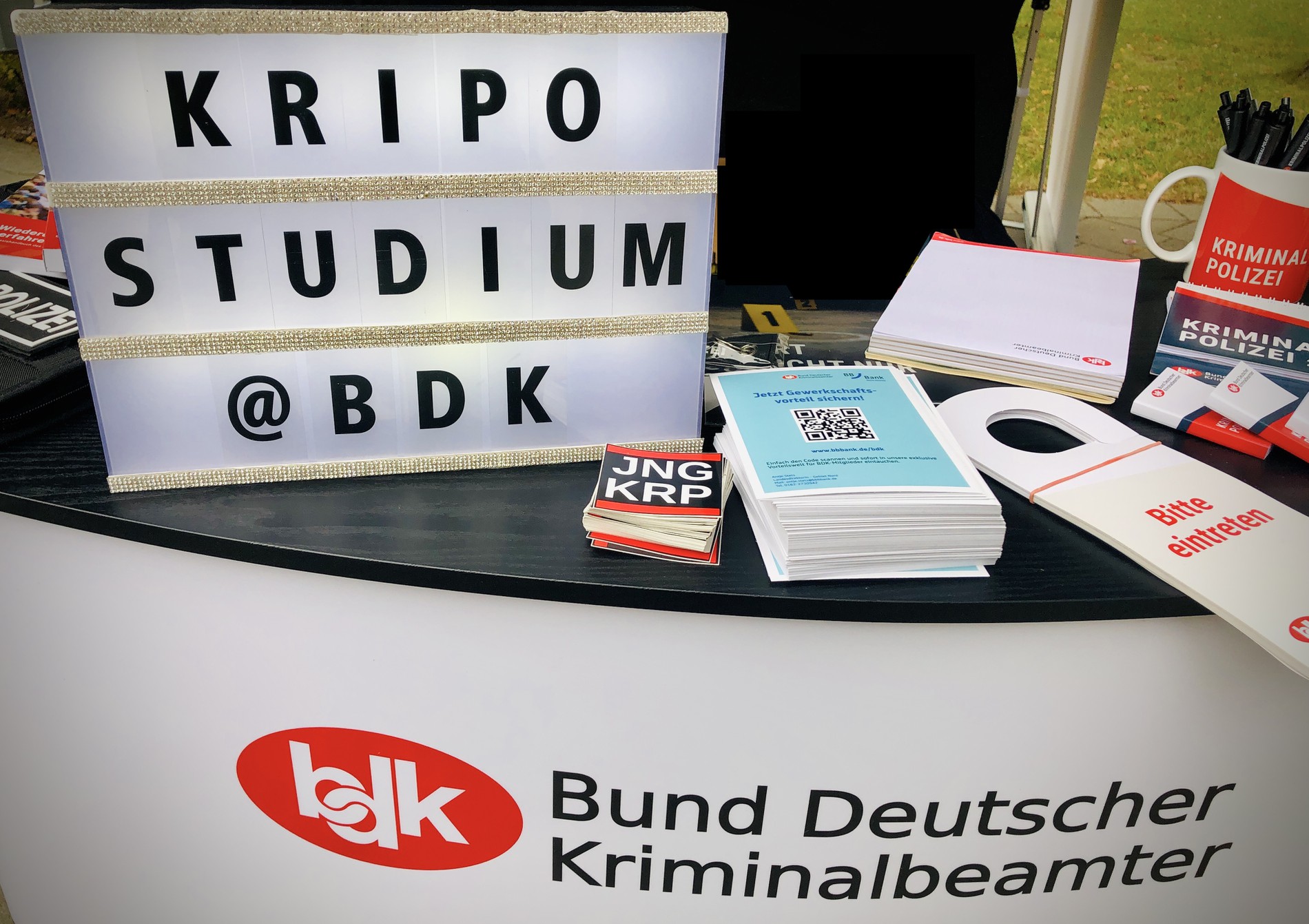 Der BDK beim Tag der Einstellungen — Bund Deutscher Kriminalbeamter e.V.