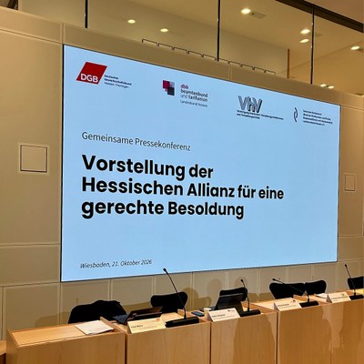 Der BDK ist Teil der neuen Hessischen Allianz für eine gerechte Besoldung