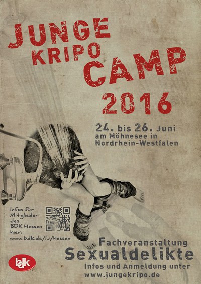 Der Landesverband Hessen unterstützt das JUNGE KRIPO CAMP 2016 