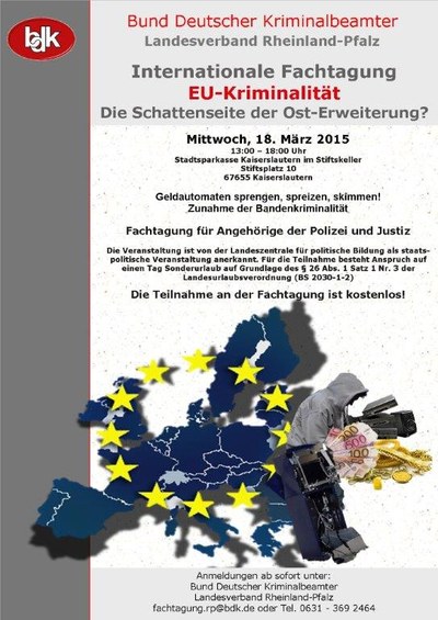 EU Fachtagung - 18.03.2015 Kaiserslautern EU Fachtagung - 18.03.2015 Kaiserslautern