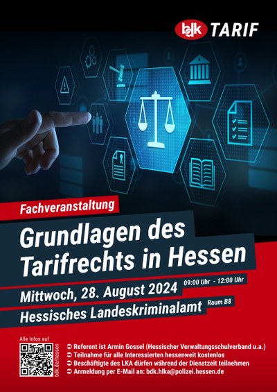 Fachveranstaltung "Grundlagen des Tarifrechts in Hessen" Fachveranstaltung "Grundlagen des Tarifrechts in Hessen"