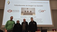 Fachveranstaltung „Polizeibeamte als Zeugen vor Gericht“