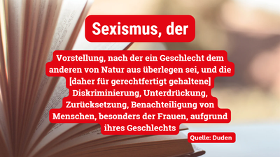 Gemeinsam gegen Sexismus Gemeinsam gegen Sexismus