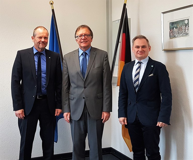 Gespräch mit Präsident Norbert Drude Gespräch mit Präsident Norbert Drude