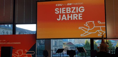 Glückwunsch zum 70. Jubiläum der CDU Fraktion Glückwunsch zum 70. Jubiläum der CDU Fraktion