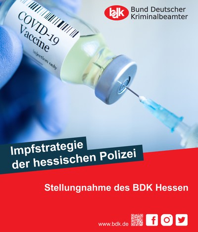 Impfstrategie der hessischen Polizei - Stellungnahme des BDK