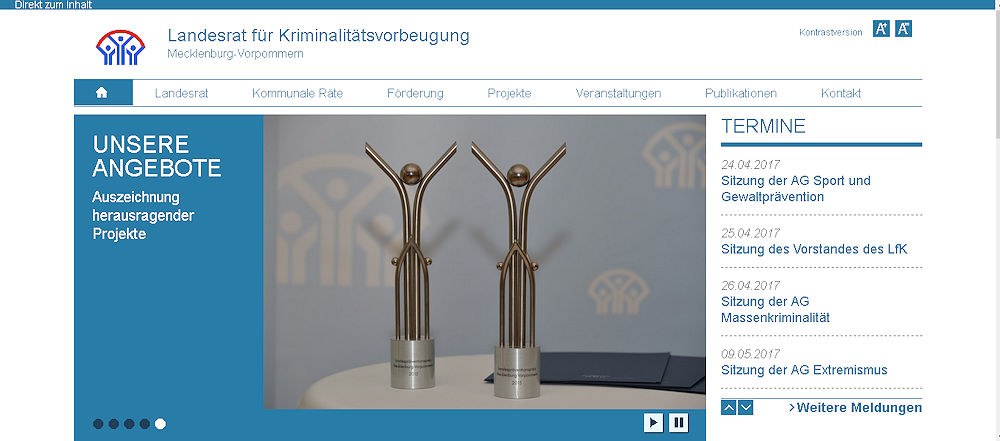 Kandidaten für den Landespräventionspreis 2017 gesucht