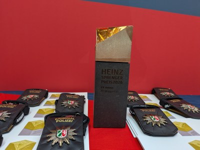 Kriminalistische Spitzenleistung im Rampenlicht: Heinz-Sprenger-Preis 2026 verliehen