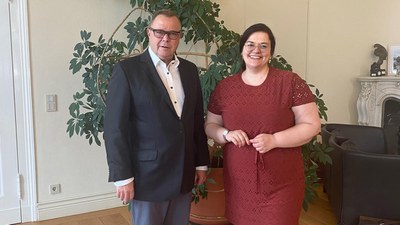 Landesvorsitzende trifft Innenminister Stübgen