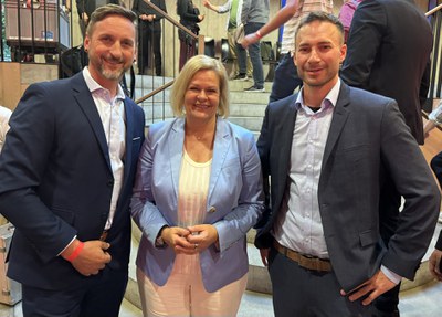 Mit Nancy Faeser im Gespräch Mit Nancy Faeser im Gespräch