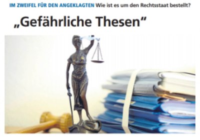 Offenbach Post: „Gefährliche Thesen“ - Vertreter von Polizei und Justiz sehen Rechtsstaat noch nicht bedroht Offenbach Post: „Gefährliche Thesen“ - Vertreter von Polizei und Justiz sehen Rechtsstaat noch nicht bedroht