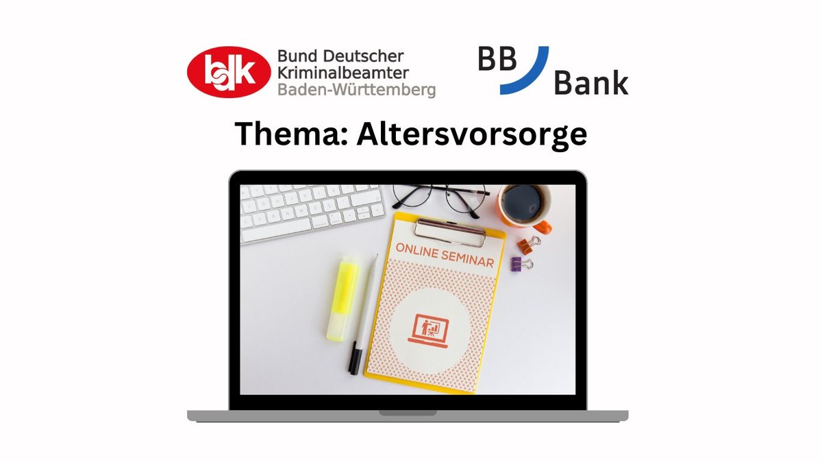 Online-Seminar für die BDK-Mitglieder zum Thema Altersvorsorge im ...