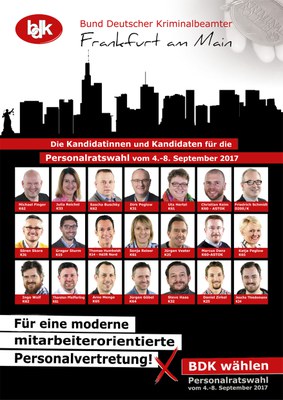 Personalratswahl beim Polizeipräsidium Frankfurt am Main Personalratswahl beim Polizeipräsidium Frankfurt am Main