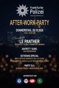 Polizei After-Work-Party am 29.10.26