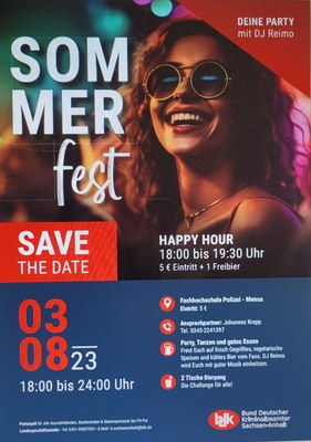 Sommerfest an der Fachhochschule der Polizei in Aschersleben