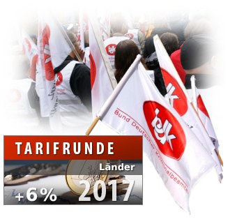 Tarifverhandlungen 2017 - Der BDK zeigt Flagge: 15. Februar, Streik und Protestkundgebung in Mainz