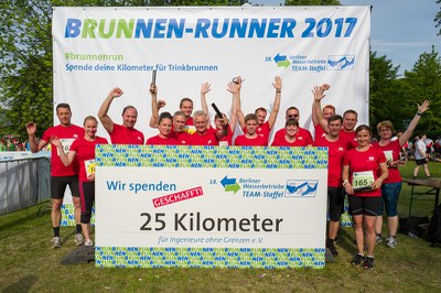 TEAM-Staffel 5x5km der Berliner Wasserbetriebe 2018