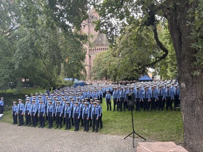 Vereidigung des 34. und 35. Bachelorstudiengangs Polizeidienst