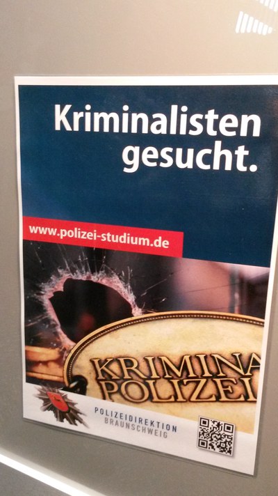 Werbekampagne "Kriminalisten gesucht"