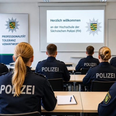 Willkommen im Team der Polizei Sachsen