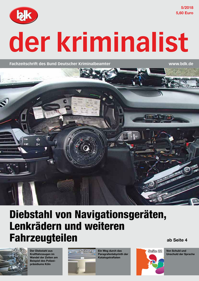 der kriminalist 05-2018 der kriminalist 05-2018