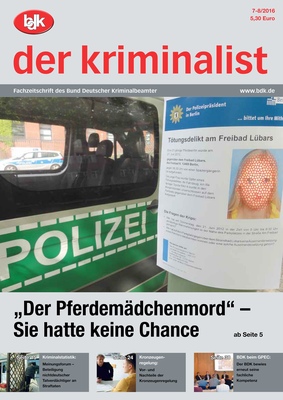"der kriminalist" 07-08/2016 "der kriminalist" 07-08/2016