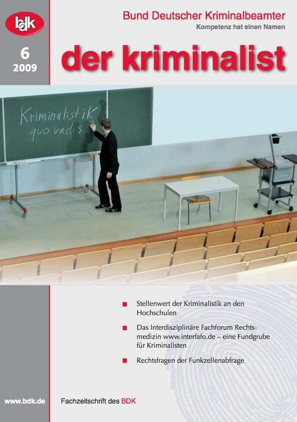 "der kriminalist" 6/2009