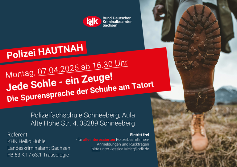 Die Spurensprache der Schuhe am Tatort
